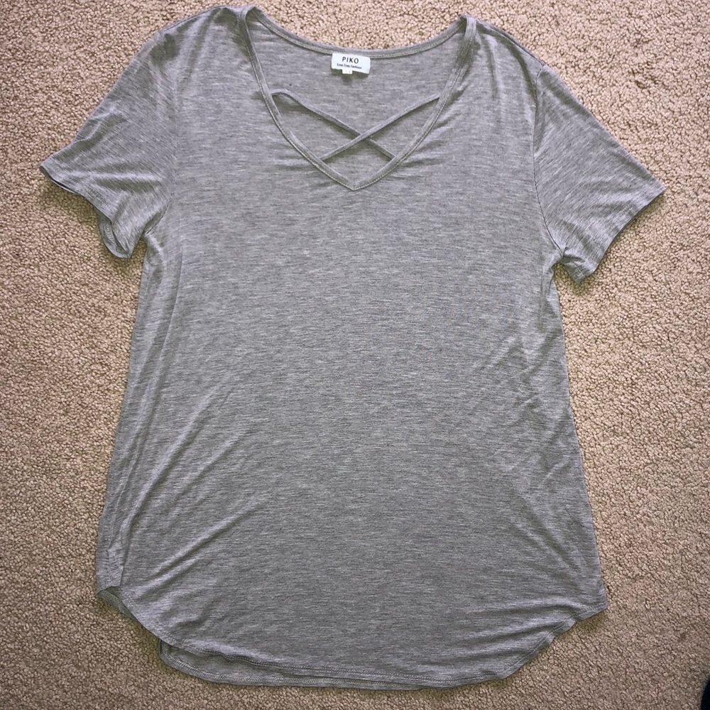 Gray shirt